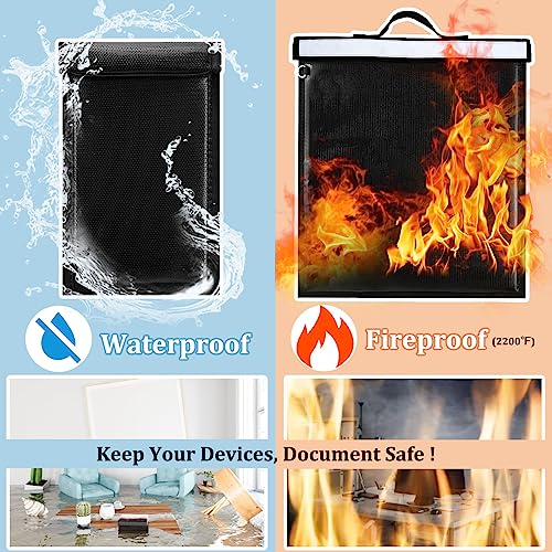 Faraday Bags for Laptops & Phones + Shielding + Protection from Electromagnetic Interference + Lightweight & Padded (16"