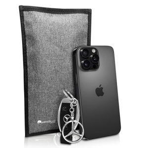 Faraday Bag for Cell Phone & Key Fob - RFID Signal Blocking Pouch - Anti-Tracking Protection for Phones and Car Keys Far