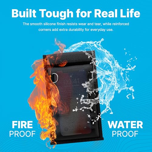 Faraday Bag Black - Anti-Theft & Distraction-Free Signal Blocking Pouch | RFID Protection for Phones, Keys & Cards | Fir