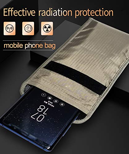 LVFEIER Cell Phone Anti-Tracking Anti-Spying Bag for Privacy Protection - Signal Blocking Wallet Case