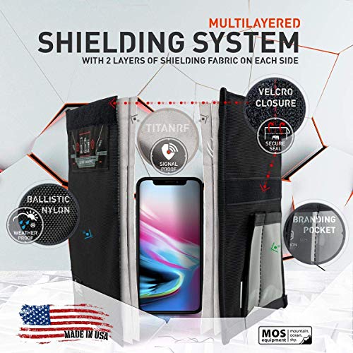 Mission Darkness Faraday Bag Bundle for Phone, Tablet, and Laptop Size Protection + Anti-Tracking and Hacking | Mission