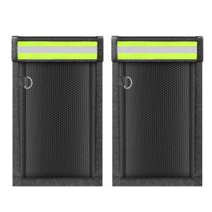 Yaokvide 2 Pack Faraday Bags for Phone & Car Keys Users | Yaokvide 2 Pack Faraday Bags for Phone & Car Keys Anti-Theft