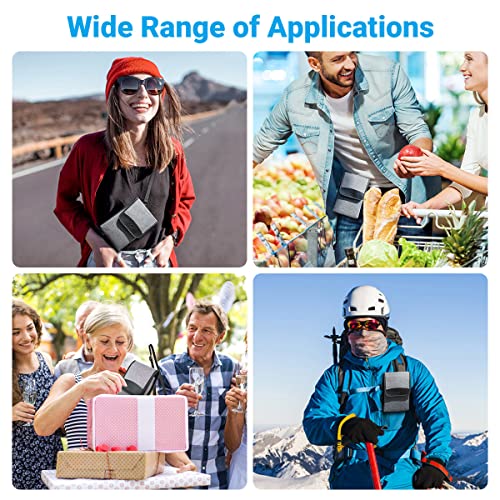 KIWIFOTOS Travel Phone Pouch for iPhone 16 15 14 Pro Max with Shoulder Strap and Neck Lanyard