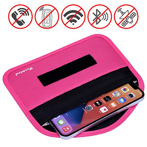 Signal Blocking Bag, Techion RFID Faraday Bag Shield Pouch Wallet Case for Cell Phone and Car Key FOB - Privacy Protecti