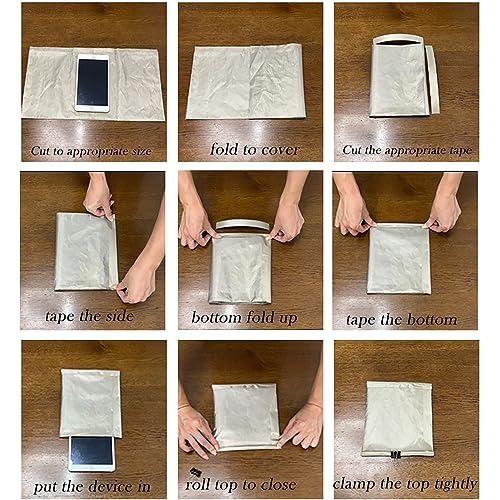 Faraday Fabric Kit Multi-Purpose Signal Blocking Cloth for DIY Projects