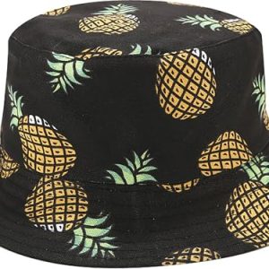 Joylife Banana Print Bucket Hat Fruit Pattern Fisherman Hats for Men Summer Sun Protection Reversible Packable Cap | Jo