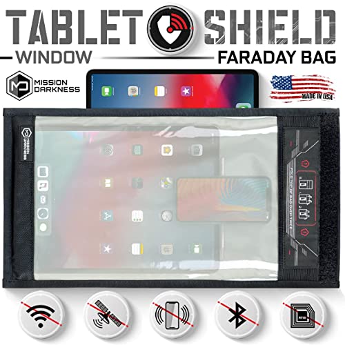 Mission Darkness Window Faraday Bag - Device Shielding for Law Enforcement & Military, Travel & Data Security, EMP Prote
