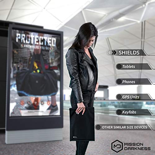 Mission Darkness Non-Window Faraday Bag for Tablets - Device Shielding for Law Enforcement and Military, Executive Priva