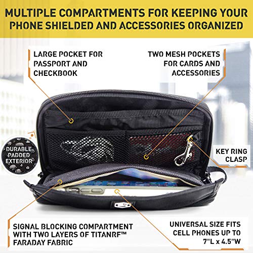 Mission Darkness Mojave Faraday Phone Bag - Signal-Blocking, Anti-Tracking, Anti-Hacking Travel Case Mission Darkness