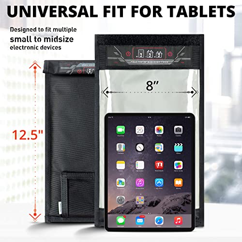 Mission Darkness Window Faraday Bag - Device Shielding for Law Enforcement & Military, Travel & Data Security, EMP Prote