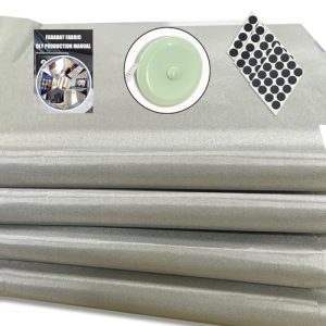 Faraday Fabric 43"x118" (Big 3 Yards) Conductive Shielding Material for EMF Protection Military Grade