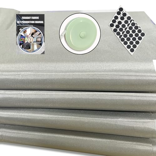 Faraday Fabric 43"x118" (Big 3 Yards) Conductive Shielding Material for EMF Protection Military Grade