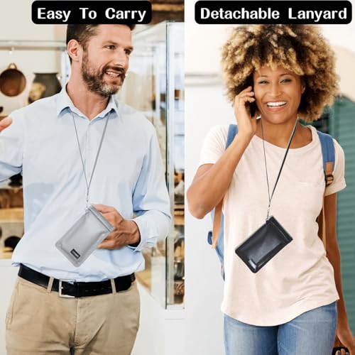 Faraday Bags for Phones Anti-Theft Signal Blocker for Car Keys 2 Packs