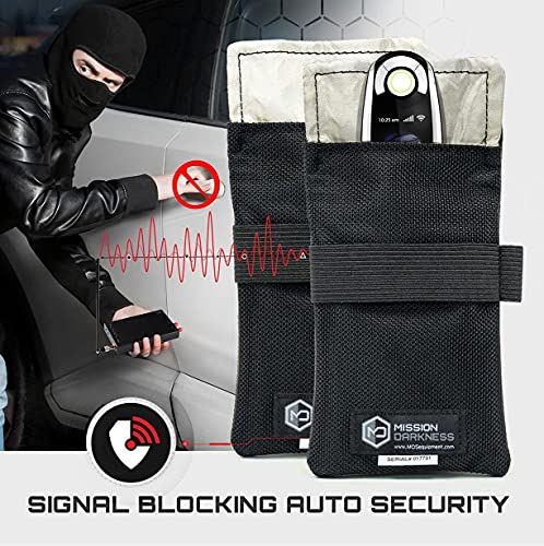 RF Shielding Protective Case for Mission Darkness Keyfobs (2-Pack) Best Security for Smart Always On Keys | Mission Dar