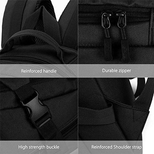 ArcEnCiel Motorcycle Backpack Tactical Military Bag for Outdoor Hiking Camping Trekking - Durable Rain Cover+Patch Inclu