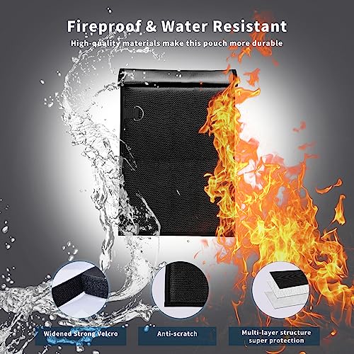 Faraday Bags for Phones 4 Pack, Waterproof & Fireproof 2000℉, RFID Blocking Phone Signal Blocker Bag | Faraday Bags for