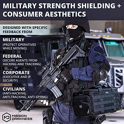 Mission Darkness Padded Utility Faraday Bag for Electronic Protection Mission Darkness Padded Utility Faraday Bag for Ta