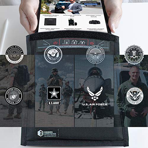 Mission Darkness Faraday Bag Bundle for Phone, Tablet, and Laptop Size Protection + Anti-Tracking and Hacking | Mission
