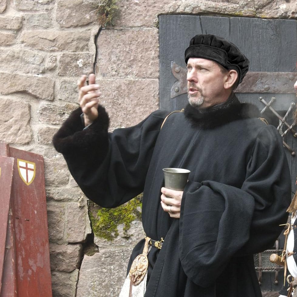 Medieval Beret Faux Suede Hat for Men Women Renaissance Festival Cosplay Costume Accessory | KUOIN Medieval Beret Faux